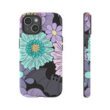 Floral Bat Tough Phone Case