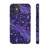 Purple Animal Print Tough Phone Case