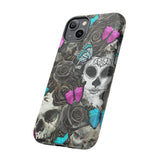 Day of the Dead Rose Lady Tough Phone Cases