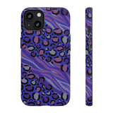 Purple Animal Print Tough Phone Case