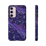 Purple Animal Print Tough Phone Case