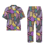 Sally Stitches Patchwork Print Long Pyjamas