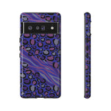 Purple Animal Print Tough Phone Case