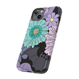 Floral Bat Tough Phone Case