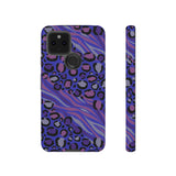 Purple Animal Print Tough Phone Case