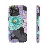 Floral Bat Tough Phone Case