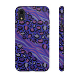 Purple Animal Print Tough Phone Case