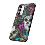 Day of the Dead Rose Lady Tough Phone Cases