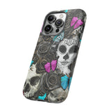 Day of the Dead Rose Lady Tough Phone Cases