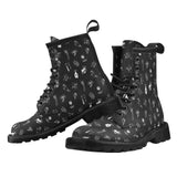 Doodle Tattoo Print Ladies PU Boots