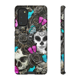 Day of the Dead Rose Lady Tough Phone Cases