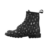 Doodle Tattoo Print Ladies PU Boots