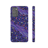 Purple Animal Print Tough Phone Case