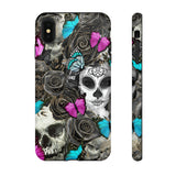 Day of the Dead Rose Lady Tough Phone Cases