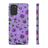 Retro Old School Lilac Tattoo Tough Cases