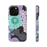 Floral Bat Tough Phone Case