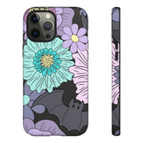 Floral Bat Tough Phone Case