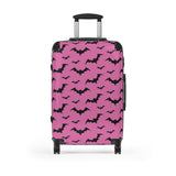 Pink Bat Print Pastel Goth Suitcase