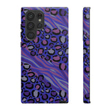 Purple Animal Print Tough Phone Case