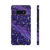 Purple Animal Print Tough Phone Case