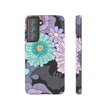 Floral Bat Tough Phone Case