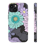 Floral Bat Tough Phone Case