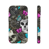 Day of the Dead Rose Lady Tough Phone Cases