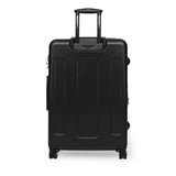 Purple Retro Tattoo Print Suitcase