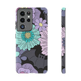 Floral Bat Tough Phone Case