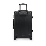Purple Retro Tattoo Print Suitcase