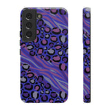 Purple Animal Print Tough Phone Case