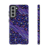 Purple Animal Print Tough Phone Case