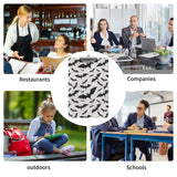 Black and White Bat Ombre Clipboard