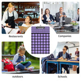 Purple Skull and Bone Clipboard