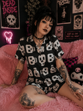 Skull Print Short Pyjamas