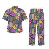 Sally Stitches Patchwork Print Long Pyjamas