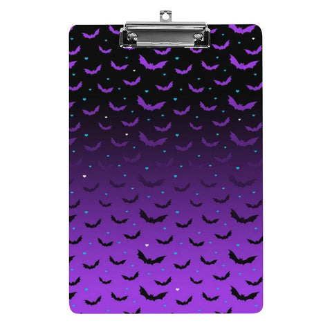 Purple Bat Ombre Clipboard