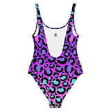 Colourful Ombre Animal Print One-Piece Swimsuit