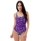 Colourful Ombre Animal Print One-Piece Swimsuit