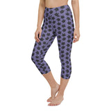 Lilac Sugar Kitty Yoga Capri Leggings