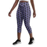 Lilac Sugar Kitty Yoga Capri Leggings