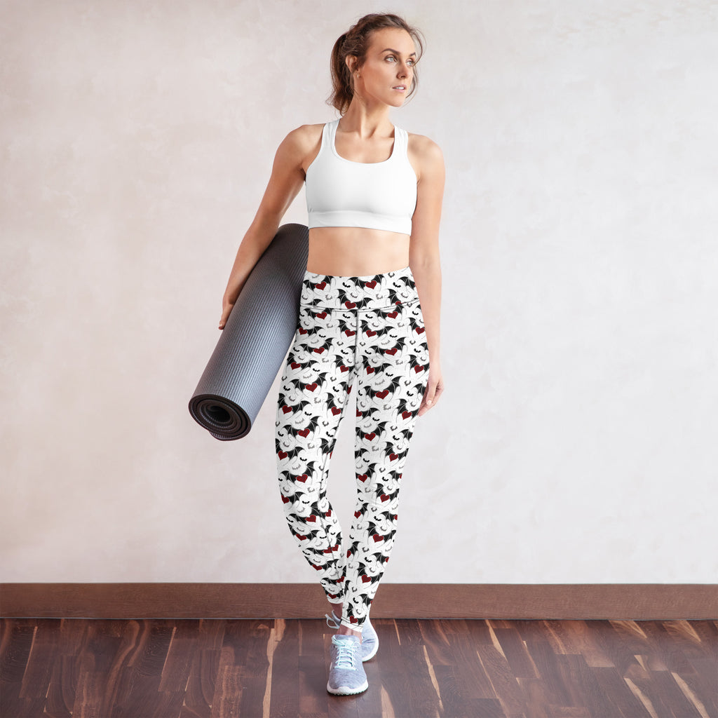 Heart & Wings Full Length Yoga Leggings