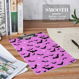 Pink Spooky Bat Clipboard