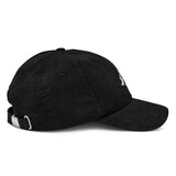 Ghost Print Halloween Black Corduroy hat