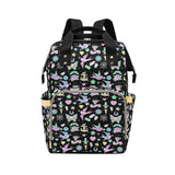 Weiße Retro-Tattoo-Wickeltasche