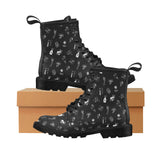 Doodle Tattoo Print Ladies PU Boots