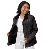 Flying Cat Unisex denim sherpa jacket