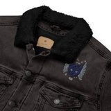 Flying Cat Unisex denim sherpa jacket