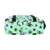 Green Tattoo Duffel Travel Bag