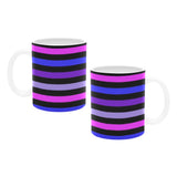 Purple & Pink Striped Mug